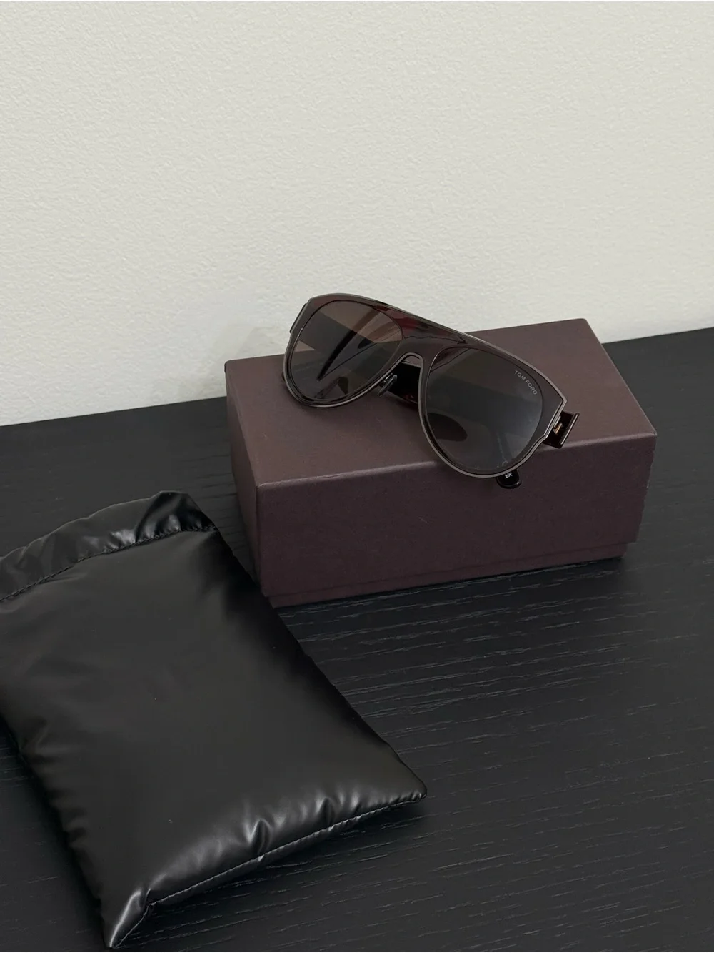 Tom Ford Lyle-02 TF1074 48T Brown Aviator Sunglasses - new